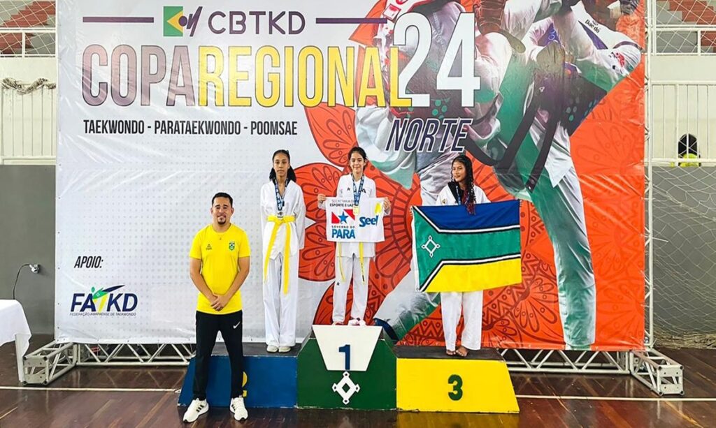 Atleta paraense conquista ouro na Copa Regional Norte de Taekwondo