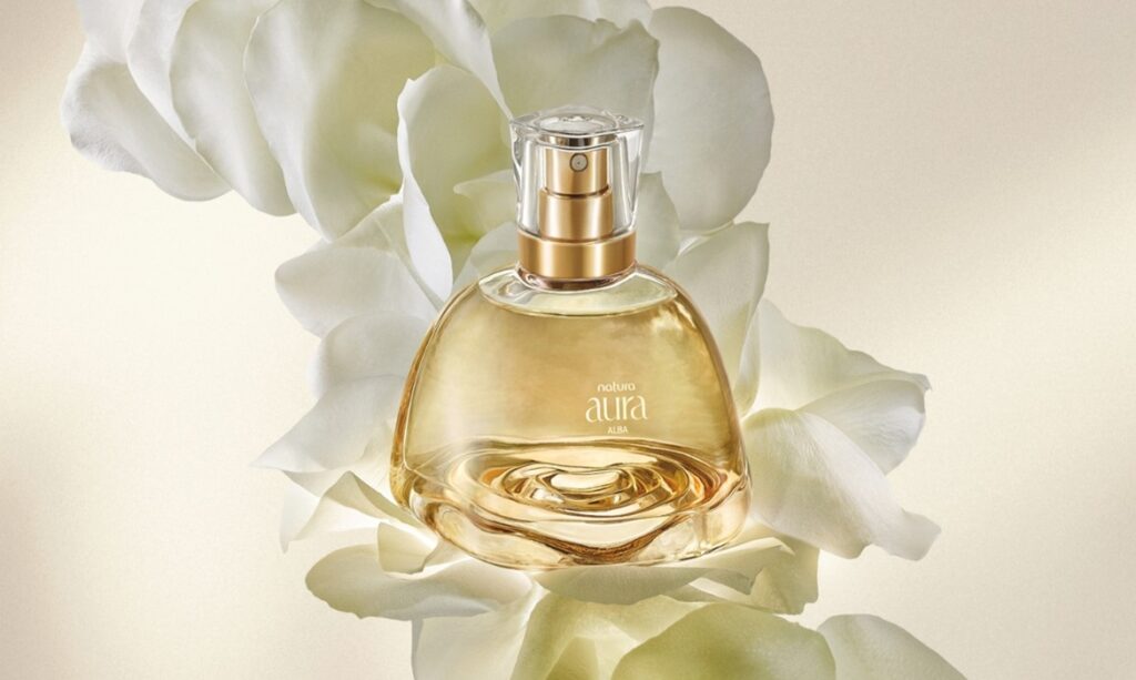 Natura lança Natura Aura Alba, perfume com ingrediente inédito na perfumaria mundial