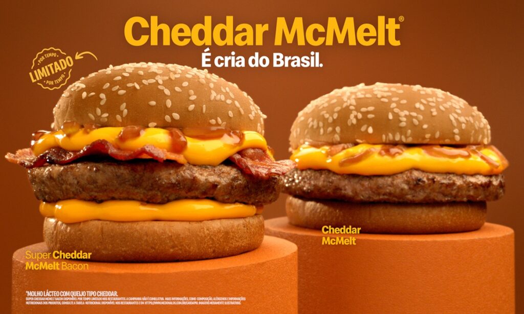 McDonald’s lança Super Cheddar McMelt Bacon para celebrar sucesso do clássico no Brasil
