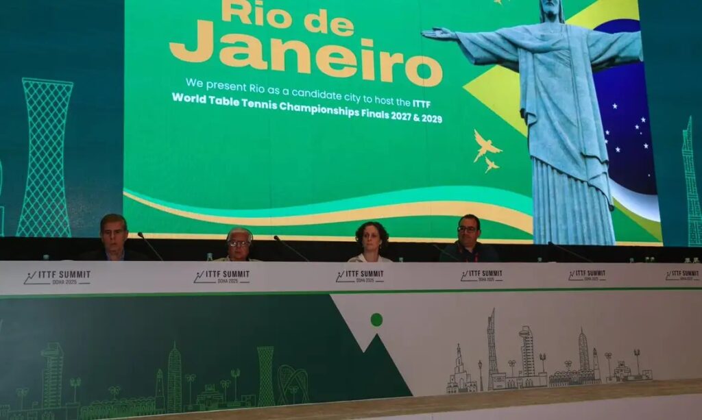 Rio de Janeiro será a primeira cidade das Américas a sediar o Mundial de Tênis de Mesa em 2029