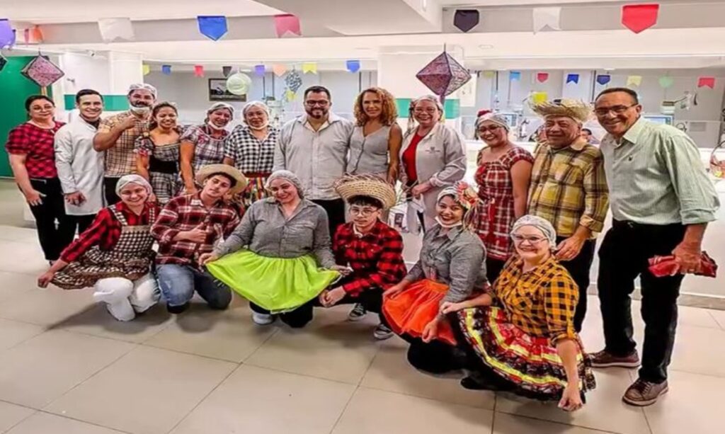Adair Neves acompanha o Arraiá da Hemodiálise AGJ