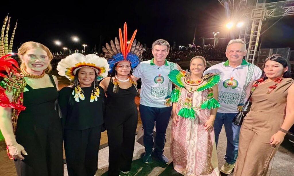 Helder acompanha abertura oficial do Festival de Cultura e jogos do Xingu 