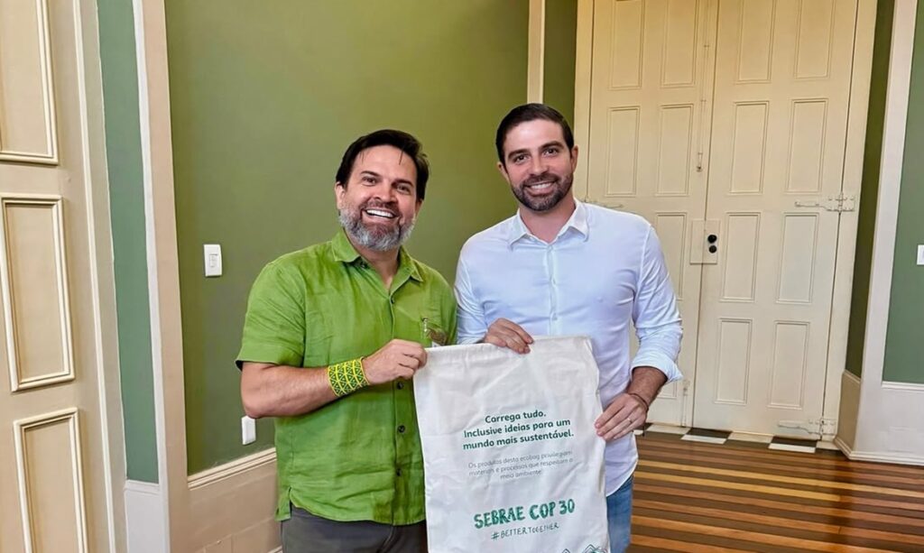 Rubens Magno reúne com prefeito de Belém sobre a COP 30