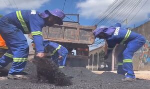 Prefeita Patrícia mostra o avanço da pavimentação em Marituba