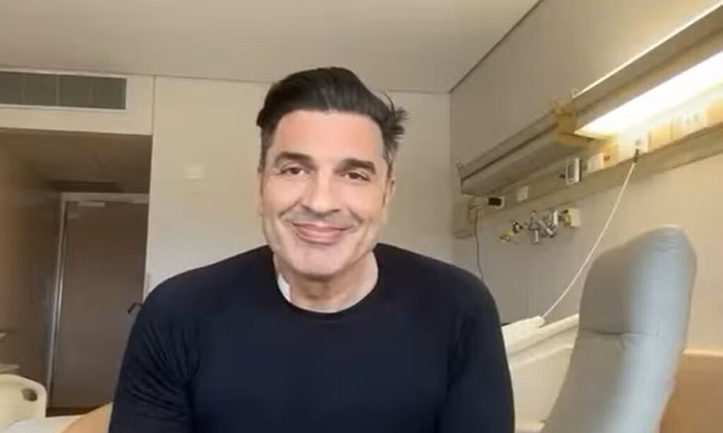 Edu Guedes aparece em vídeo pela primeira vez após cirurgia de tumor no pâncreas