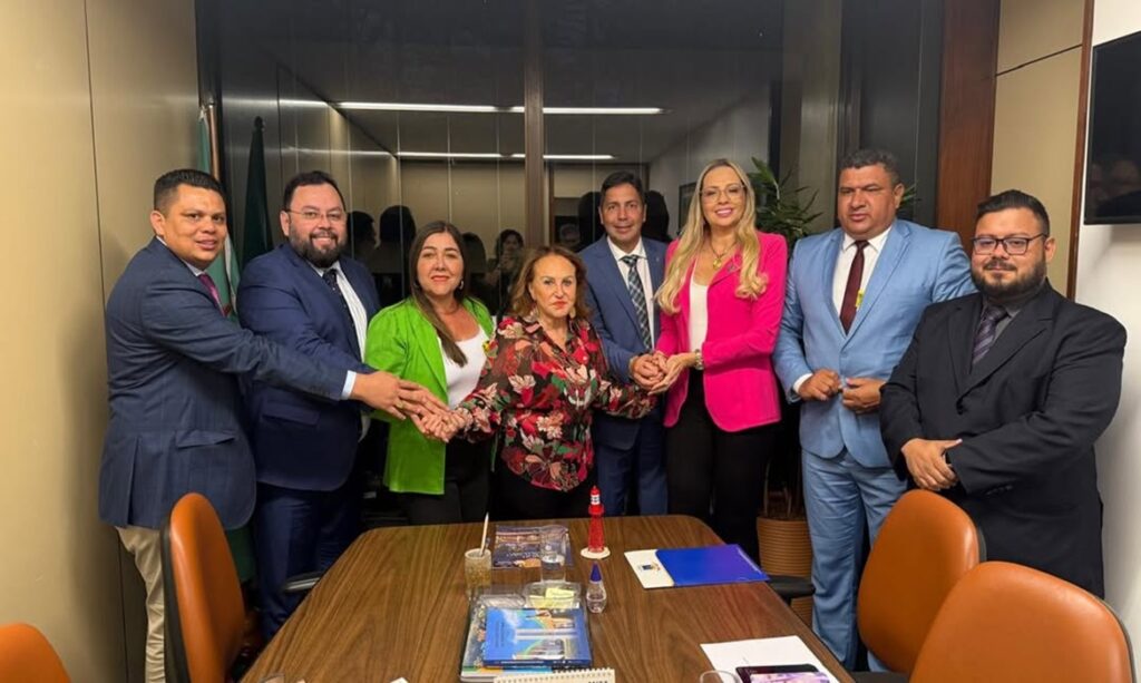 Elcione recebe vereadores de Salinópolis