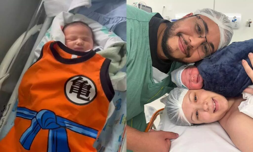 Casal de fãs de Dragon Ball batiza filho com nome do criador da série em Santos 1 Casal de fãs de Dragon Ball batiza filho com nome do criador da série em Santos
