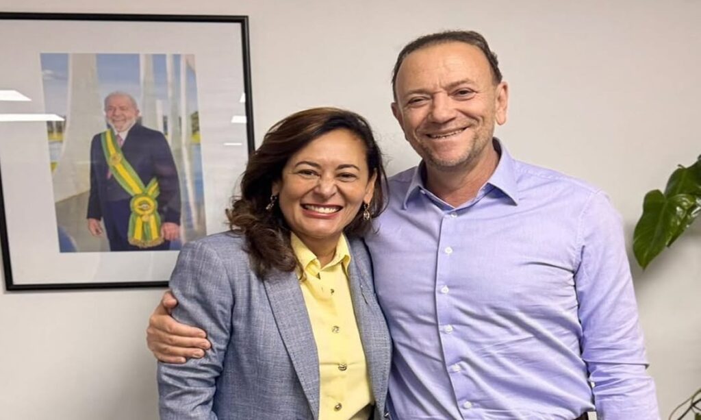 Deputada Dilvanda Faro encontra com o presidente nacional do PT