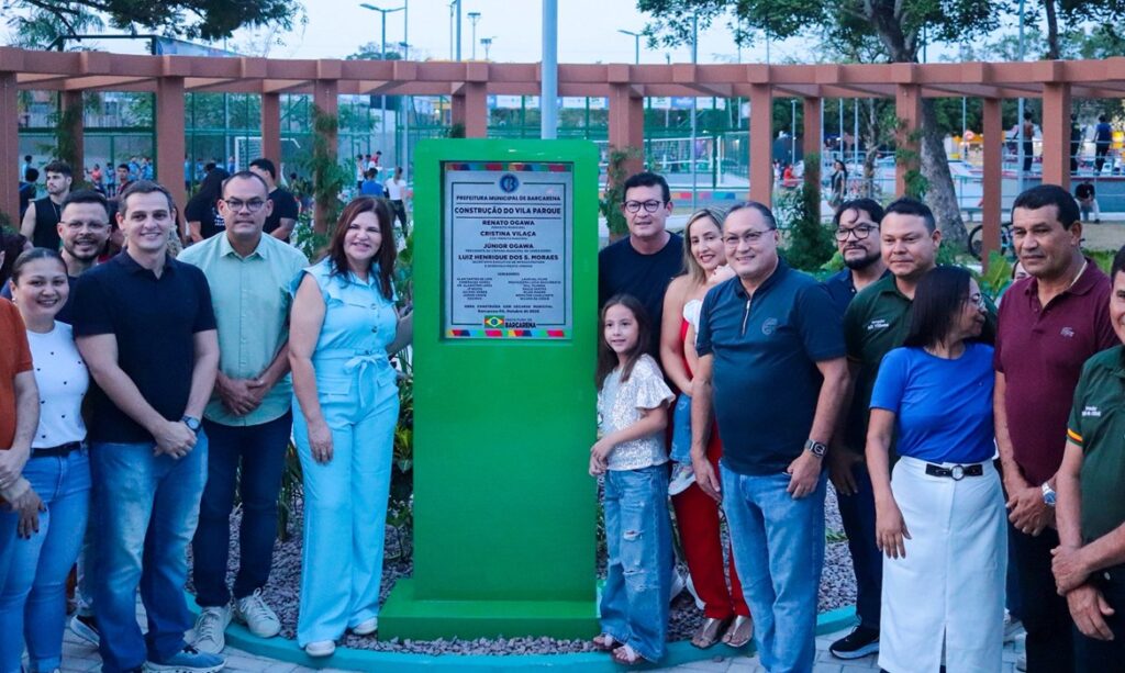 Renato Ogawa entrega em Barcarena o Vila Parque, novo espaço de lazer e convívio