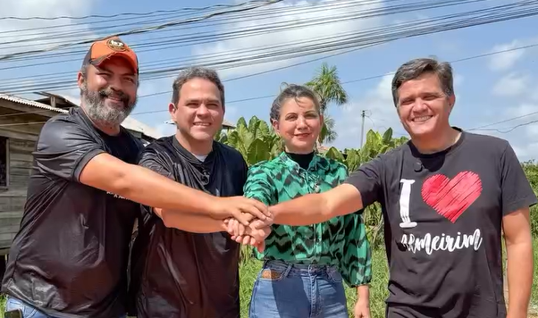 Priante acompanha assinatura para obras de saneamento e macrodrenagem em Almeirim