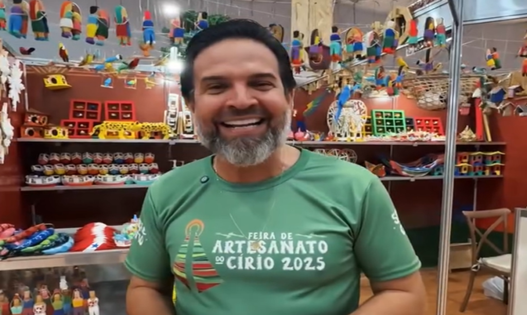 Rubens Magno destaca que a arte do miriti é celebrada como tradição e identidade do povo paraense na FAC 2025