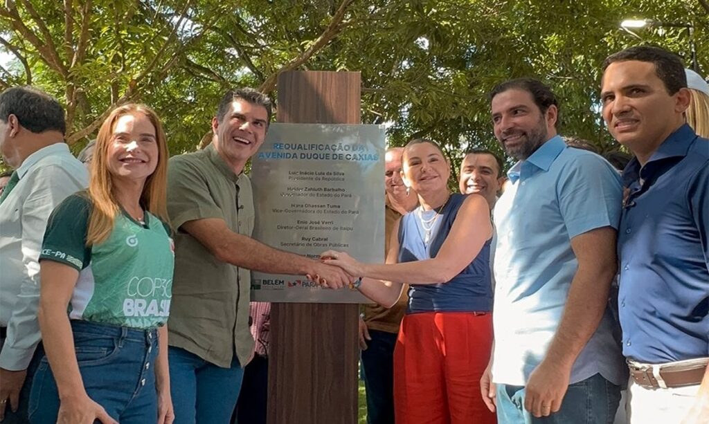 Dani Barbalho comemora entrega da requalificação da Duque com acessibilidade e espaço para lazer