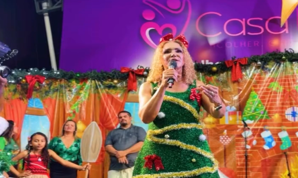 Adair Neves acompanha início da programação de Natal da Casa Lilás