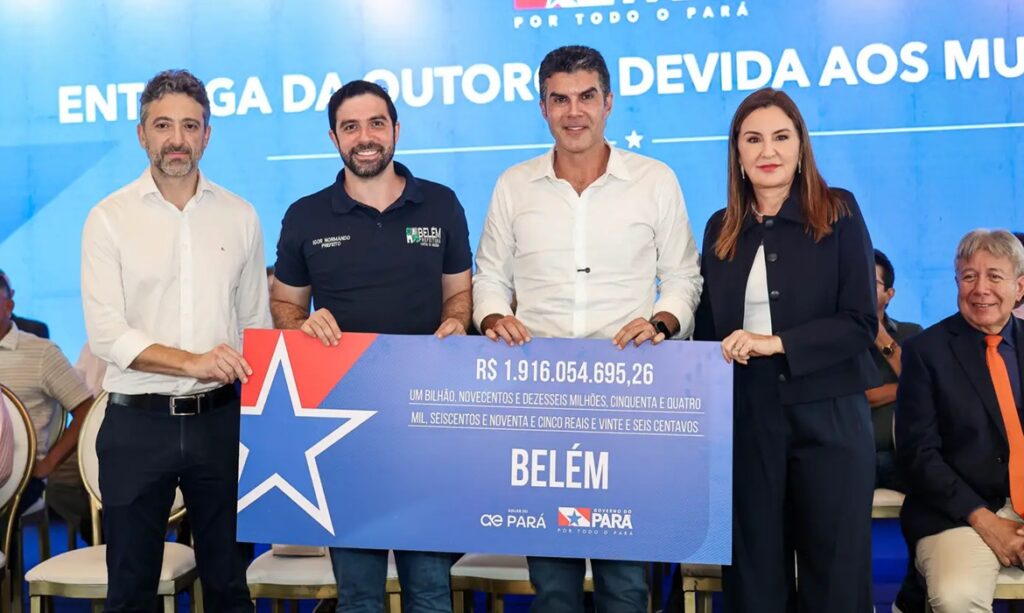 Governo do Pará anuncia R$ 8,4 bilhões em saneamento e repassa R$ 100 milhões a 36 municípios