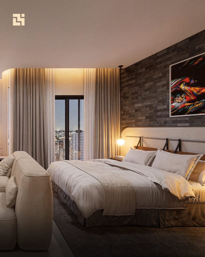 Leal Moreira: projeto de studio no Deluxe LM Tower aposta em sofisticação e funcionalidade