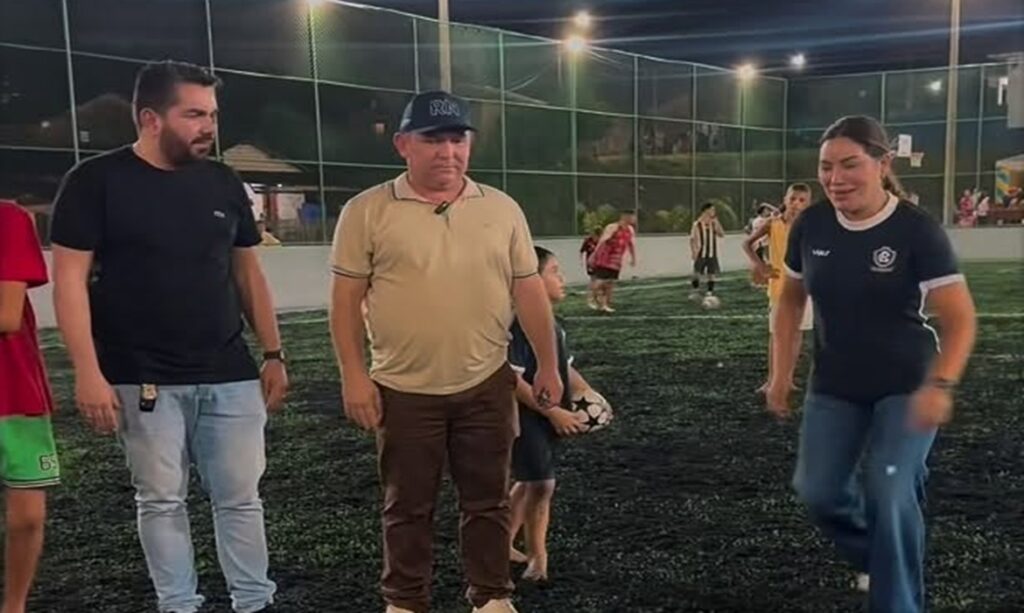 Deputada Renilce Nicodemos participa da inauguração de Espaço Esportivo Comunitário em Capanema