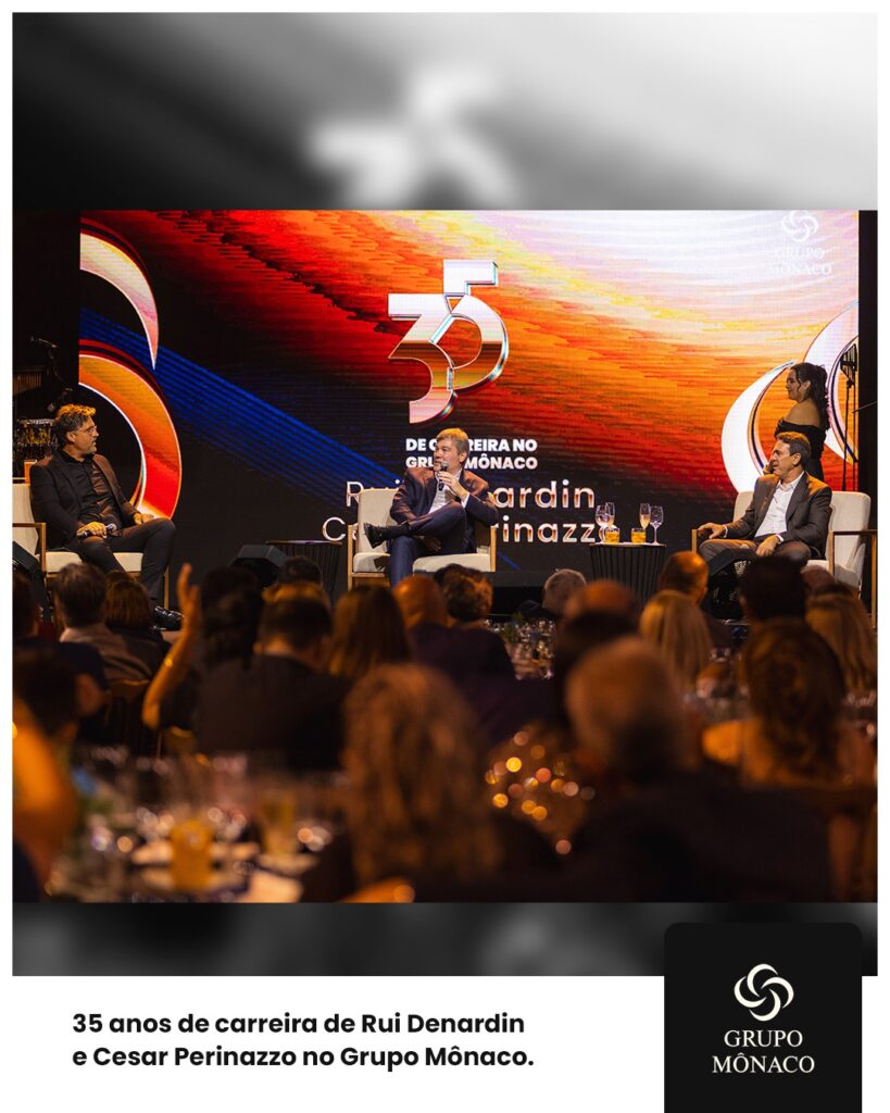 Grupo Mônaco celebra 35 anos de trajetória de presidentes Rui Denardin e Cesar Perinazzo 2 Grupo Mônaco celebra 35 anos de trajetória de presidentes Rui Denardin e Cesar Perinazzo