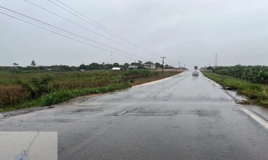PRF alerta para risco de colapso em trecho da BR-155 no sudeste do Pará 1 PRF alerta para risco de colapso em trecho da BR-155 no sudeste do Pará