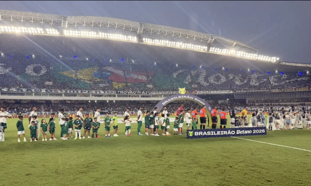 Drenagem eficiente e esquema de segurança garantem jogo entre Remo e Palmeiras no Mangueirão após forte chuva em Belém