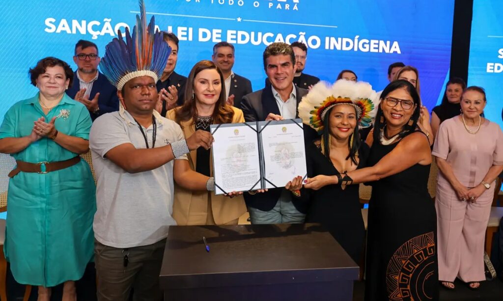 Lei inédita para Educação Escolar Indígena no Pará é sancionada pela governadora Hana Ghassan