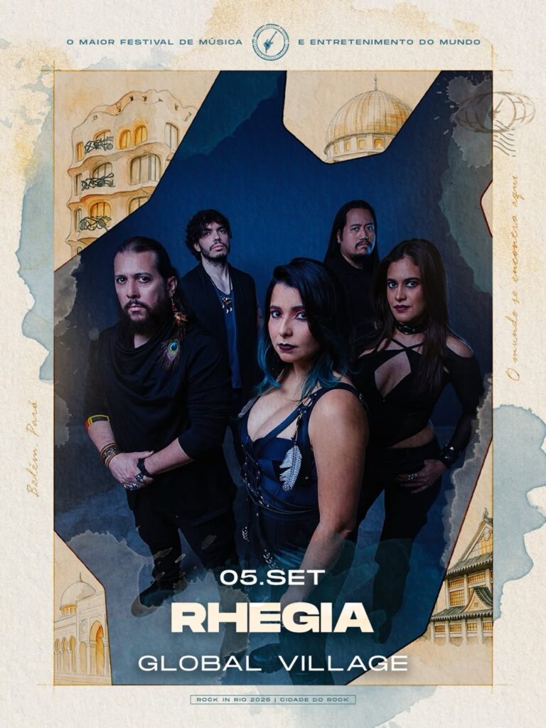 Da Amazônia para o Rock in Rio: banda paraense Rhegia é a primeira representante do metal amazônico no festival 2 Da Amazônia para o Rock in Rio: banda paraense Rhegia é a primeira representante do metal amazônico no festival