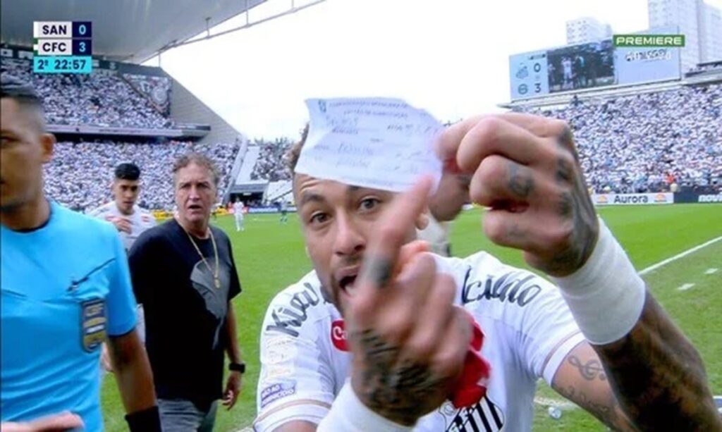 Neymar vira assunto na imprensa internacional após substituição por engano
