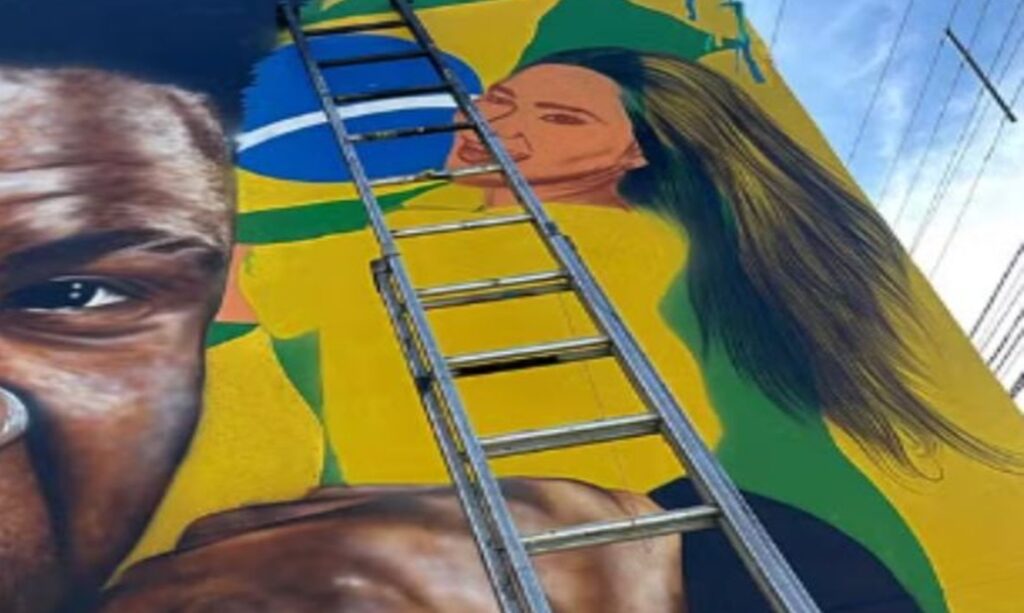 Virginia é retirada de mural com Vinícius Júnior após repercussão de separação em Minas Gerais