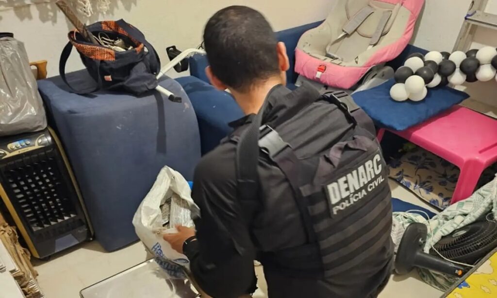 Operação integrada combate tráfico e leva suspeito à prisão no interior do estado 1 Operação integrada combate tráfico e leva suspeito à prisão no interior do estado