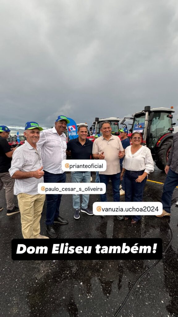 Deputado Torrinho Torres destaca entrega de triciclos e tratores em parceria com Priante e governadora Hana Ghassan