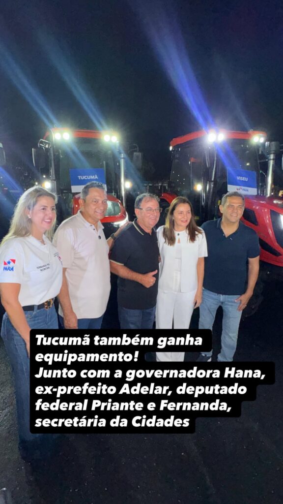 Deputado Torrinho Torres destaca entrega de triciclos e tratores em parceria com Priante e governadora Hana Ghassan
