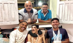 Meia do Paysandu faz visita surpresa a Pampam, atropelado antes de clássico