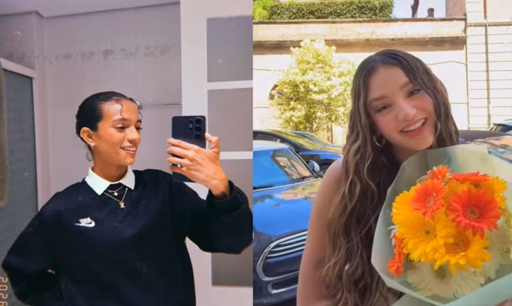Rayssa Leal surpreende namorada Duda Wilken com buquê e declaração romântica nas redes sociais 1 Rayssa Leal surpreende namorada Duda Wilken com buquê e declaração romântica nas redes sociais