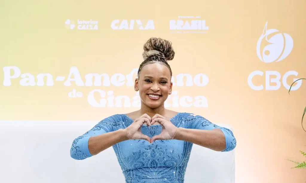 Rebeca Andrade volta com ouro inédito no salto no Pan-Americano de ginástica artística