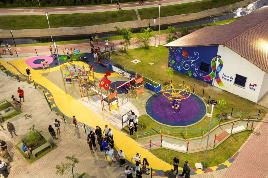 Governo do Pará entrega Praça da Inclusão Mártir Murutucu, no Curió-Utinga, com foco no público autista 1 Governo do Pará entrega Praça da Inclusão Mártir Murutucu, no Curió-Utinga, com foco no público autista