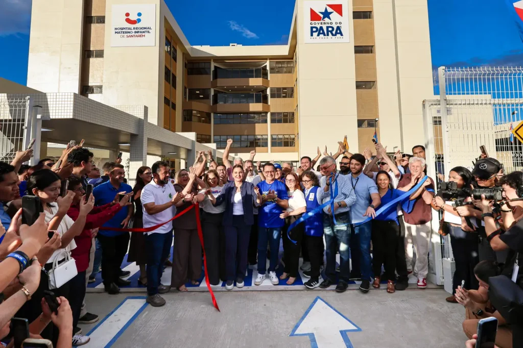 Governadora Hana Ghassan entrega Hospital Regional Materno-Infantil de Santarém com 121 leitos e 22 especialidades