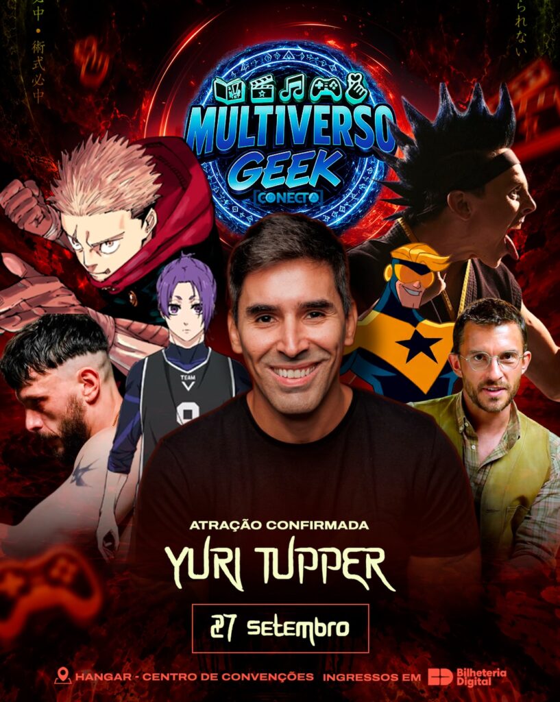 Multiverso Geek: Conecta agita Belém em setembro com dubladores e cultura pop 3 Multiverso Geek: Conecta agita Belém em setembro com dubladores e cultura pop