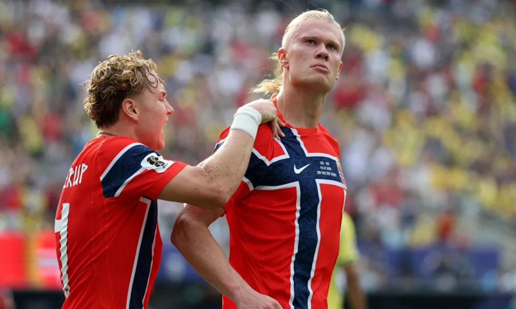 Haaland provoca Brasil após eliminação com "Ora, ora, ora..." e celebra classificação histórica da Noruega 1 Haaland provoca Brasil após eliminação com "Ora, ora, ora..." e celebra classificação histórica da Noruega