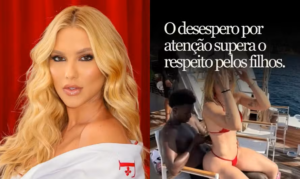 Virginia Fonseca responde críticas após foto de biquíni no colo de Vini Jr. com curtida em vídeo que fala sobre "hipocrisia"