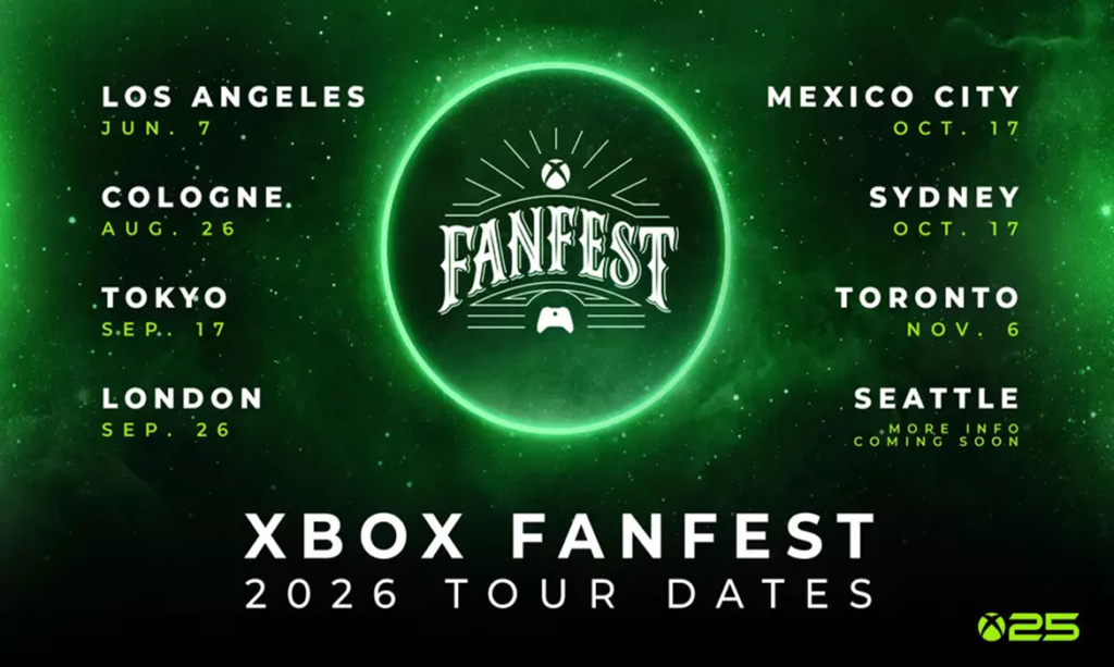 Xbox anuncia turnê global de FanFests por 7 países, mas Brasil fica de fora da lista 1 Xbox anuncia turnê global de FanFests por 7 países, mas Brasil fica de fora da lista