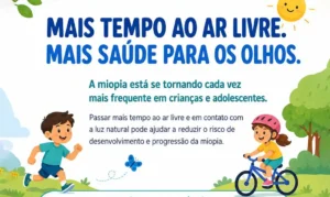 Oftalmologistas alertam para uso de telas e miopia em crianças