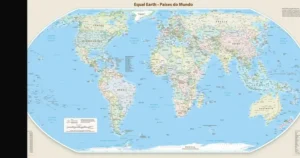 ONU aprova novo mapa-múndi que corrige distorção de tamanho da África, América do Sul e Ásia