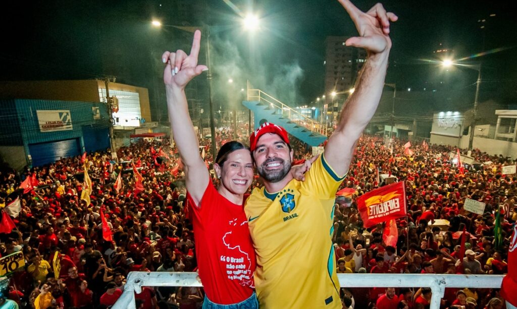 Igor Normando comemora vitória de Lula em ato na Aldeia Cabana, em Belém 1 Igor Normando comemora vitória de Lula em ato na Aldeia Cabana, em Belém
